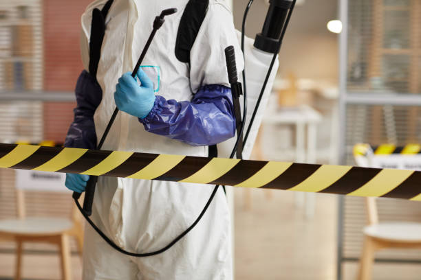 Professional Biohazard Cleanup technician working in Davey, NE